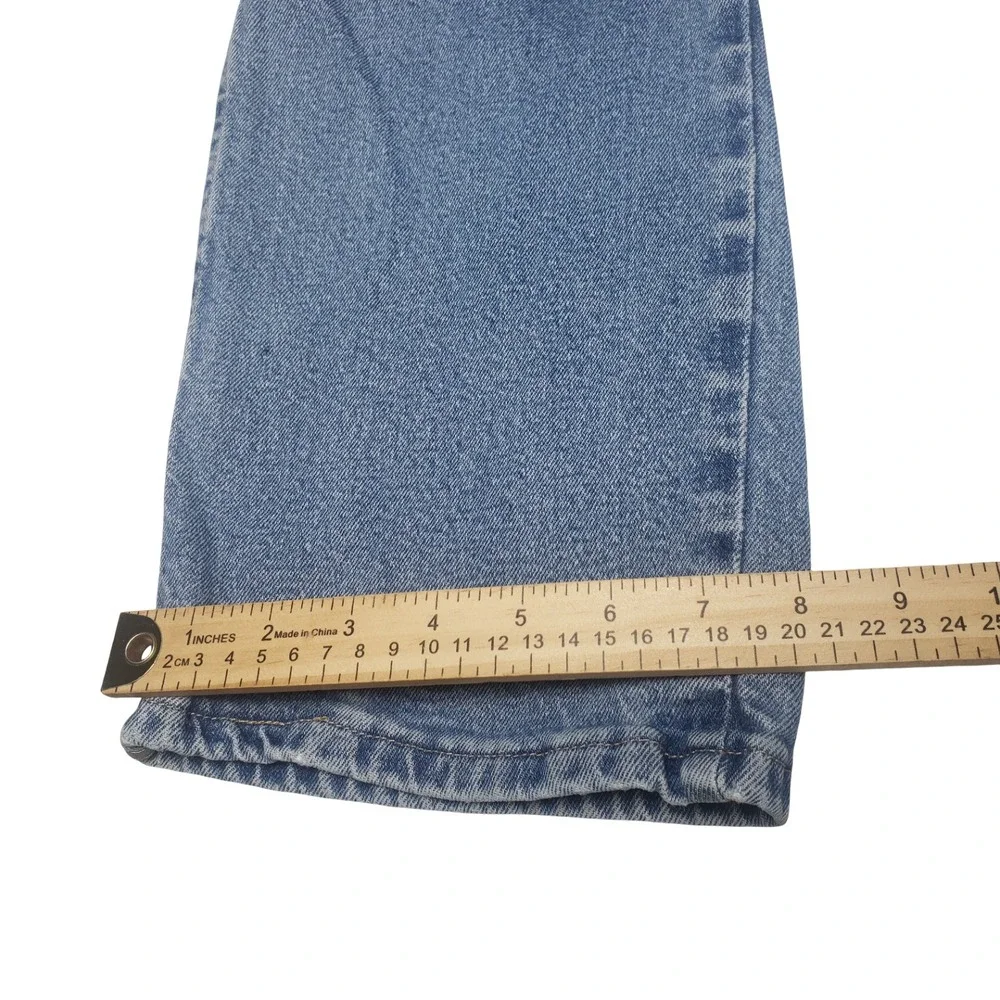 Wrangler Hero Mens 38x30 Regular Fit Straight Leg Comfort Waist Jeans Blue Wash